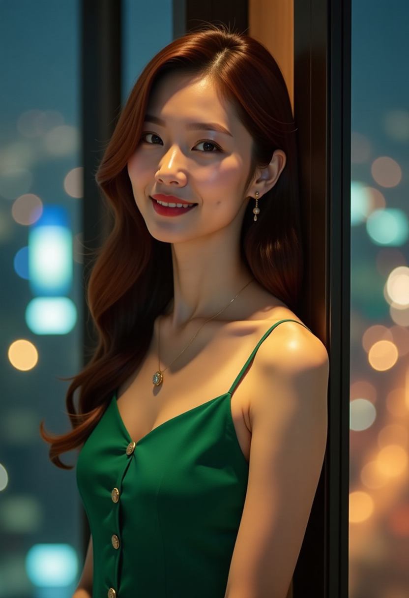 青瓷美人海报